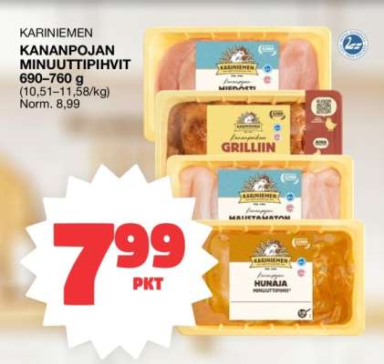 Kariniemen KANANPOJAN MINUUTTIPIHVIT