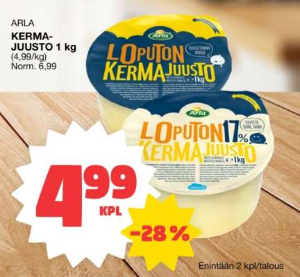 ARLA KERMAJUUSTO 1 kg