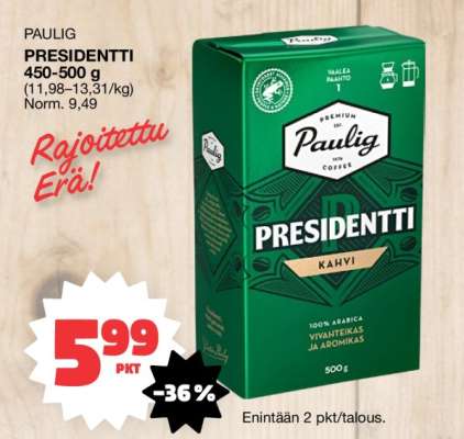 PAULIG PRESIDENTTI