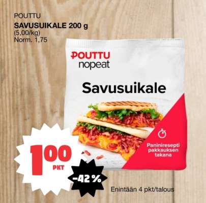 POUTTU SAVUSUIKALE 200 g