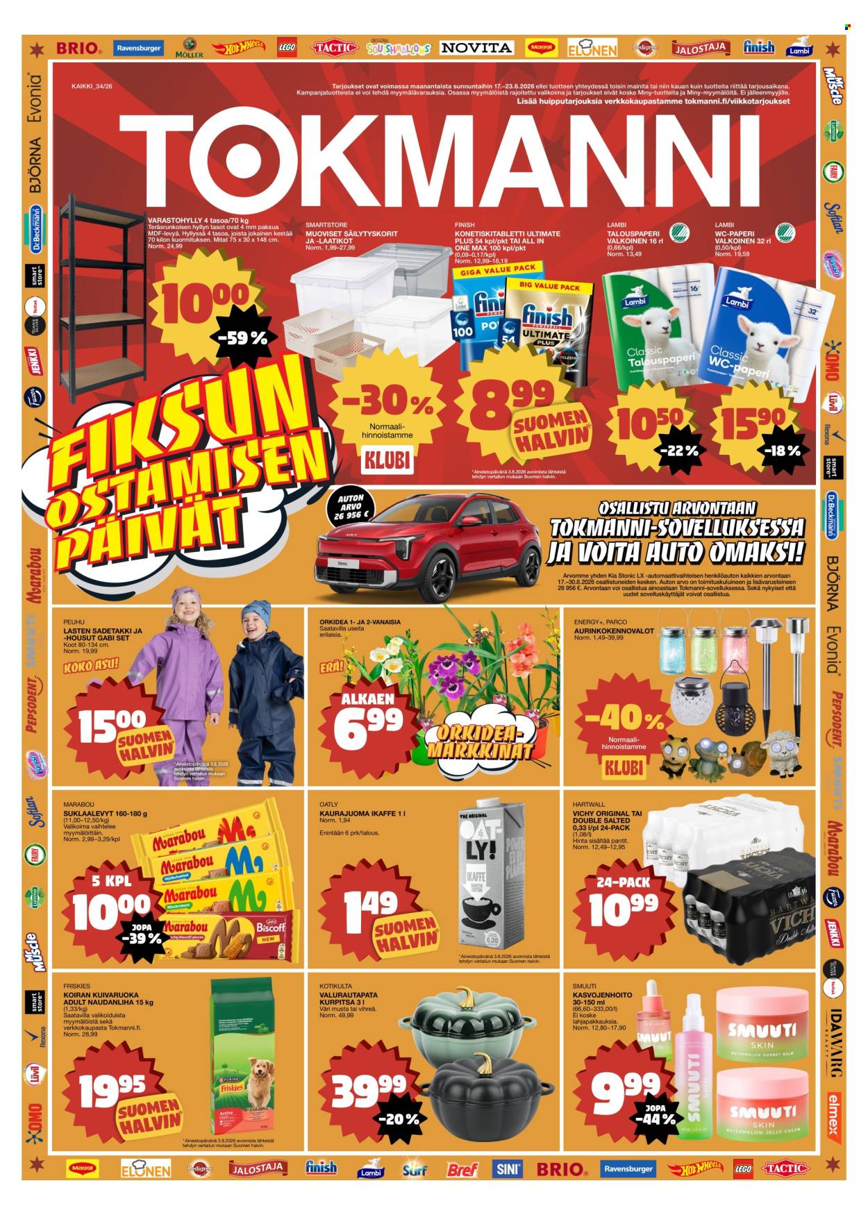 Tokmanni tarjoukset - 17.08.2026 - 23.08.2026. Sivu 1