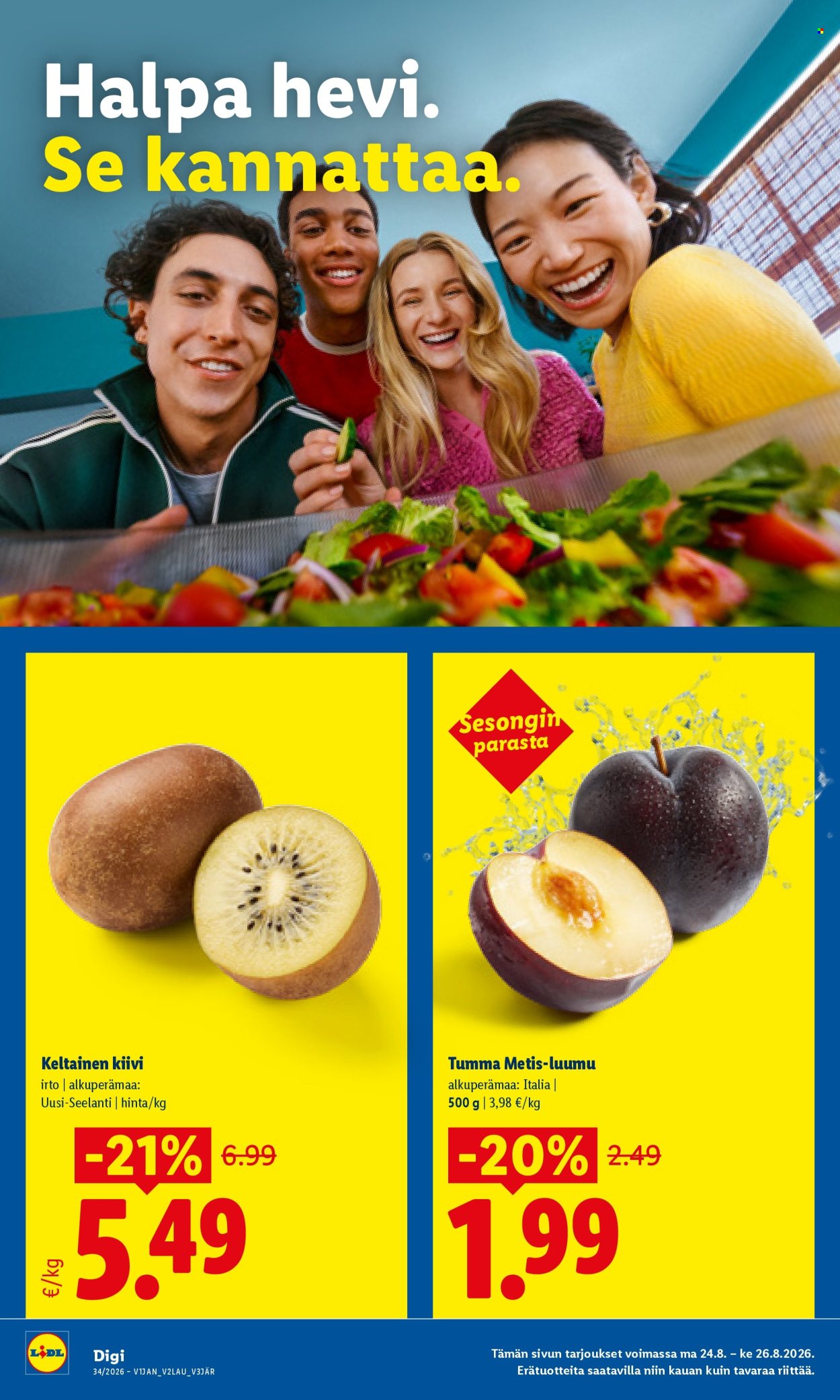 Lidl tarjoukset - 24.08.2026 - 26.08.2026. Sivu 2