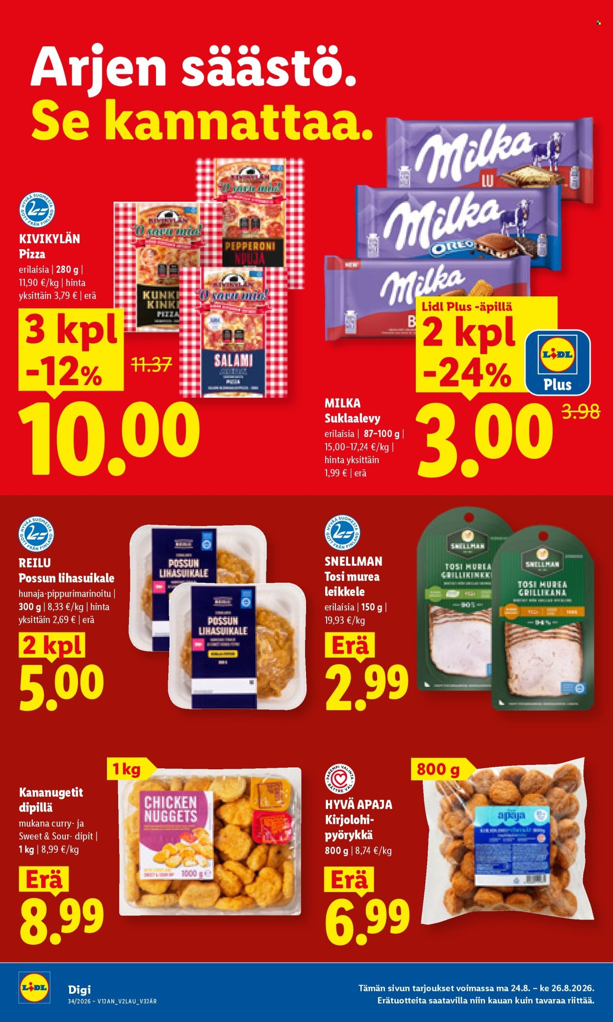 Lidl tarjoukset - 24.08.2026 - 26.08.2026. Sivu 6