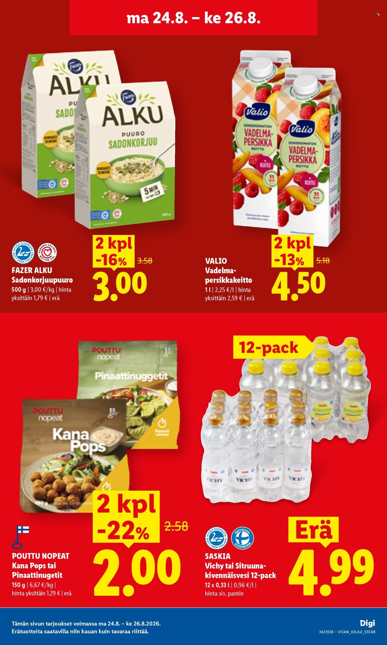 Lidl tarjoukset - 24.08.2026 - 26.08.2026. Sivu 7