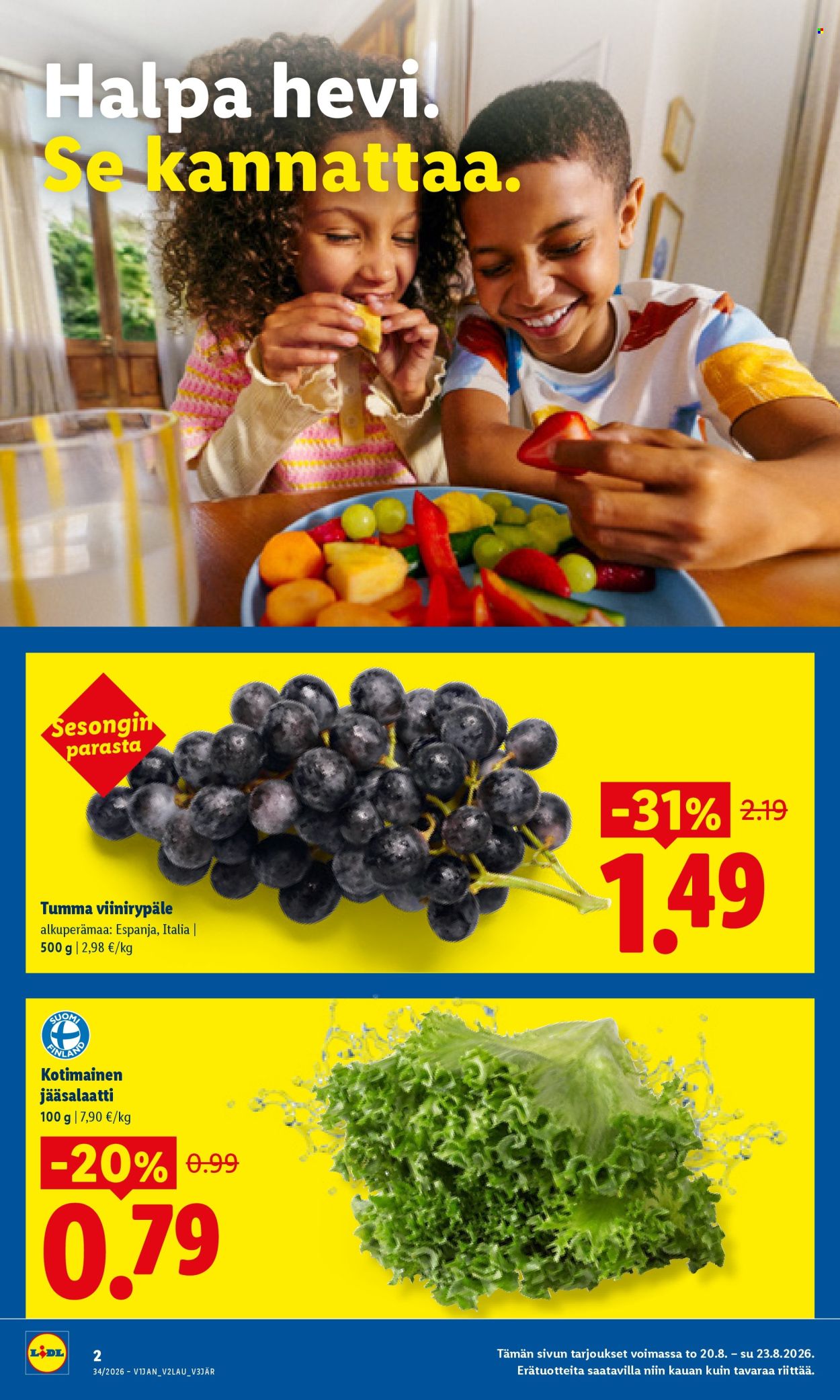 Lidl tarjoukset - 20.08.2026 - 23.08.2026. Sivu 2