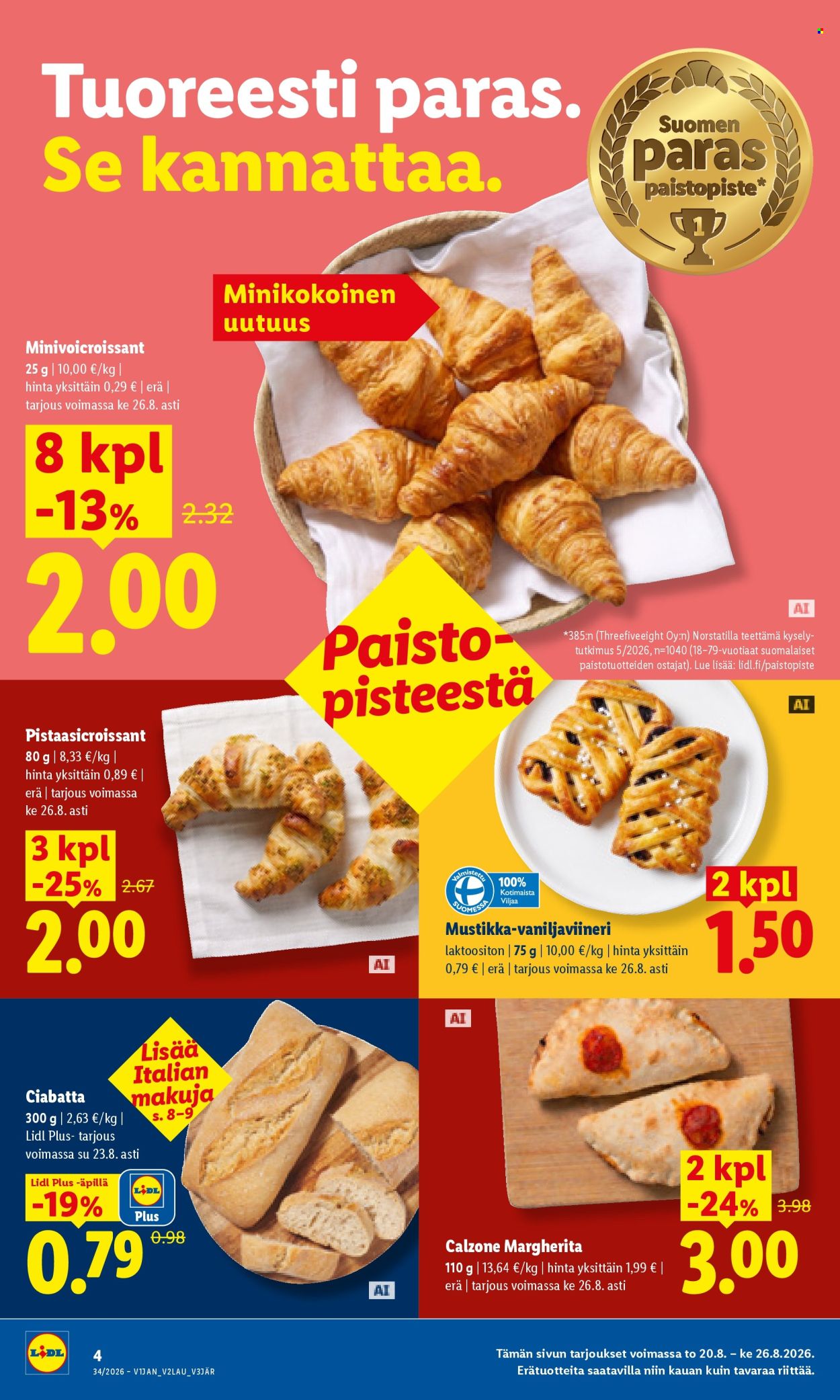 Lidl tarjoukset - 20.08.2026 - 23.08.2026. Sivu 4