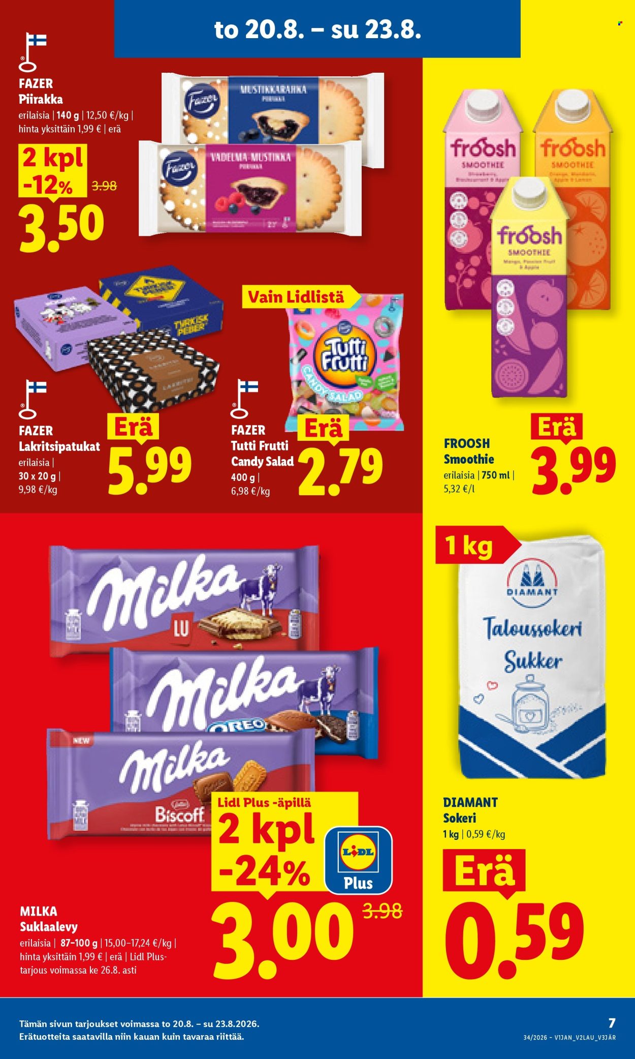 Lidl tarjoukset - 20.08.2026 - 23.08.2026. Sivu 7