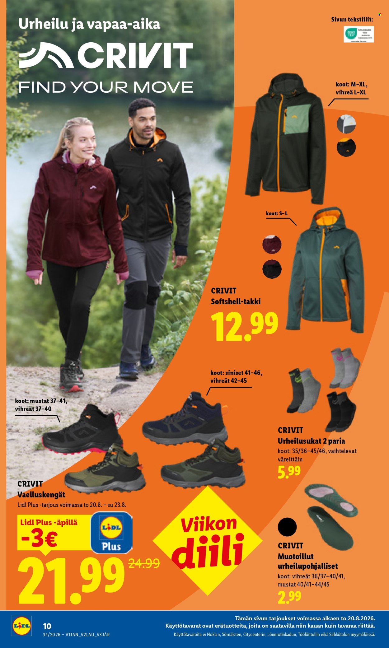 Lidl tarjoukset - 20.08.2026 - 23.08.2026. Sivu 12
