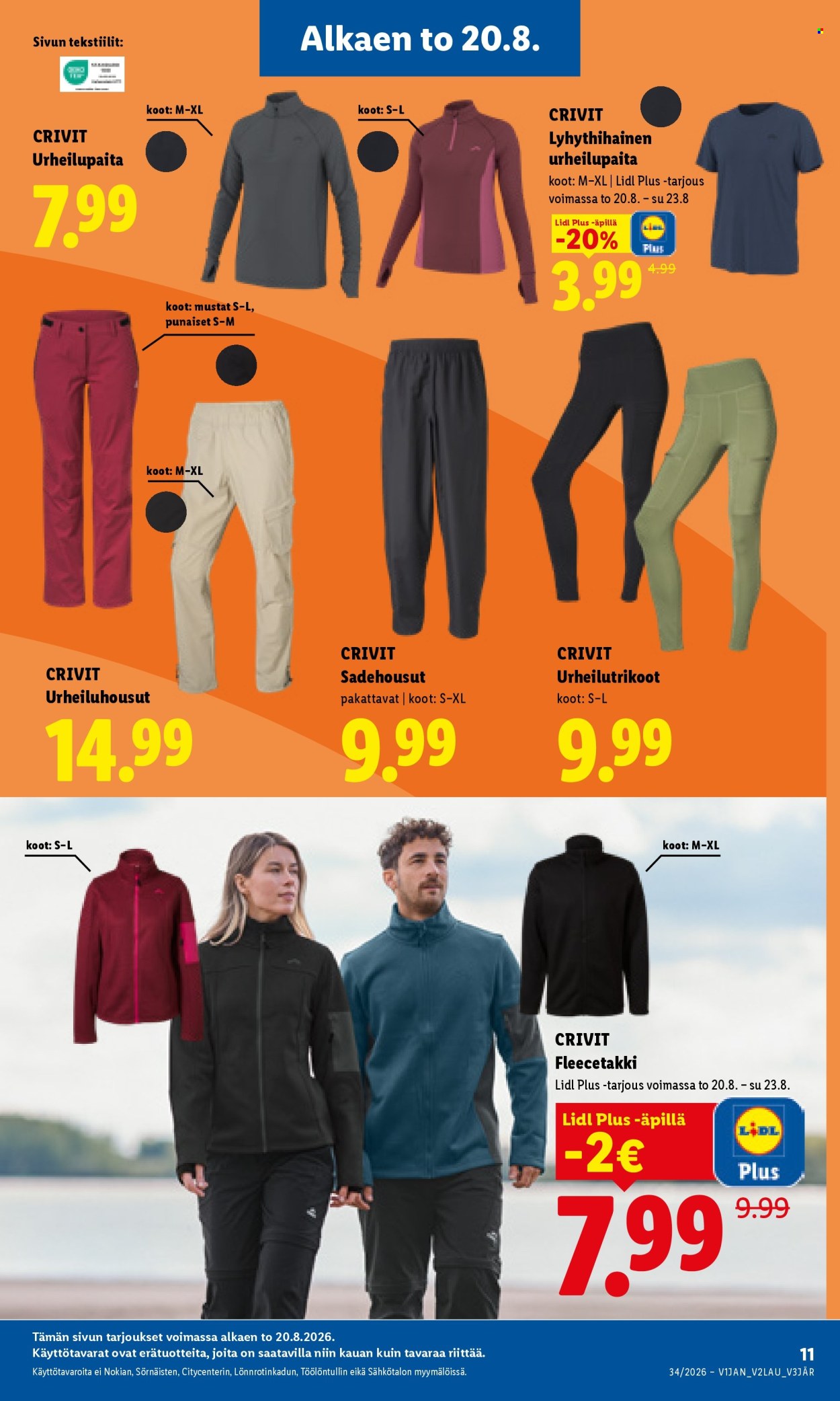 Lidl tarjoukset - 20.08.2026 - 23.08.2026. Sivu 13