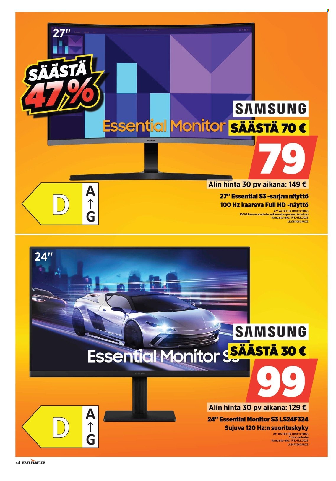 Power tarjoukset. Sivu 44