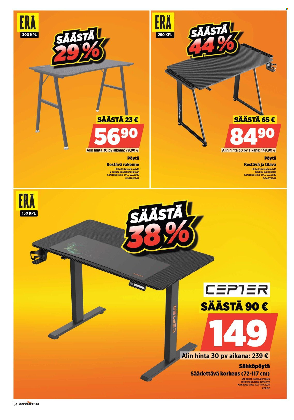 Power tarjoukset. Sivu 54