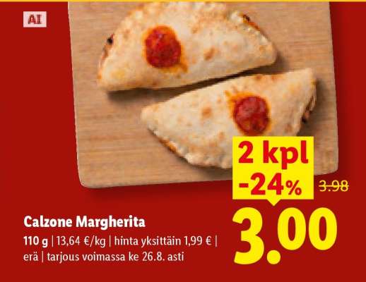 Calzone Margherita