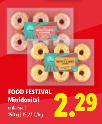 FOOD FESTIVAL Minidonitsi