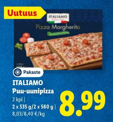 ITALIAMO Puu-uunipizza