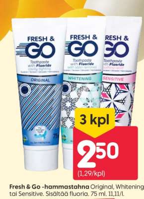 Fresh & Go -hammastahna