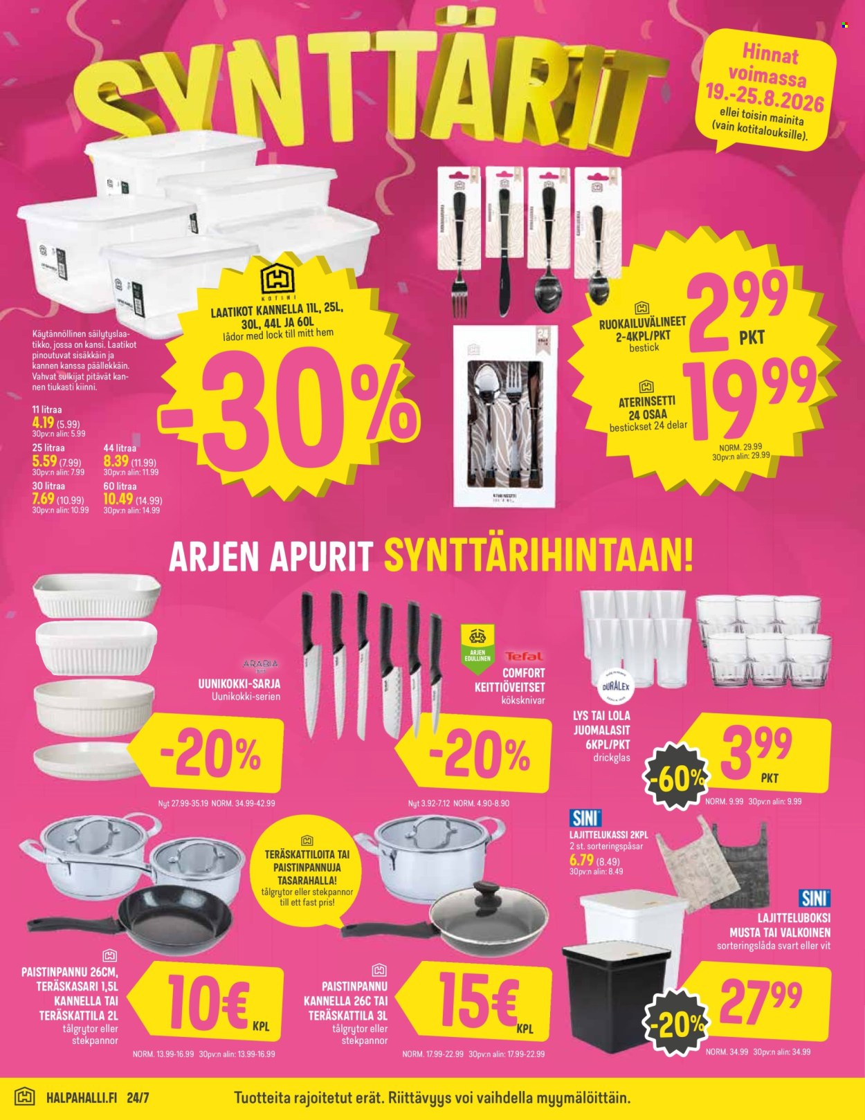 HalpaHalli tarjoukset - 19.08.2026 - 25.08.2026. Sivu 8