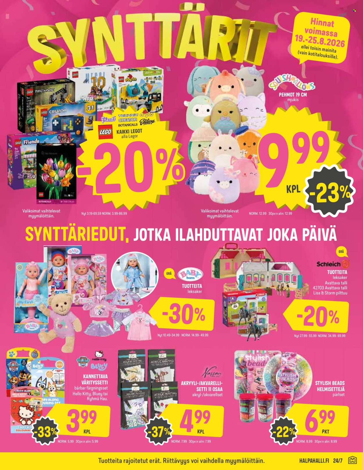 HalpaHalli tarjoukset - 19.08.2026 - 25.08.2026. Sivu 9