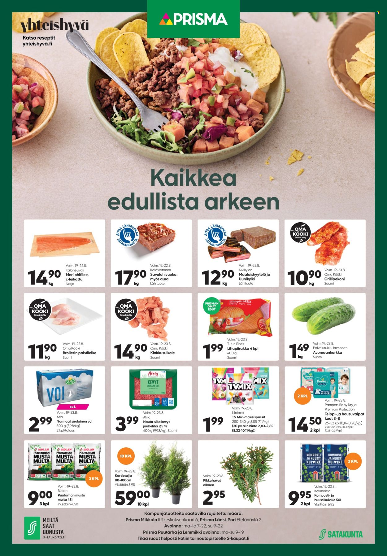 Prisma tarjoukset - 19.08.2026 - 23.08.2026. Sivu 1