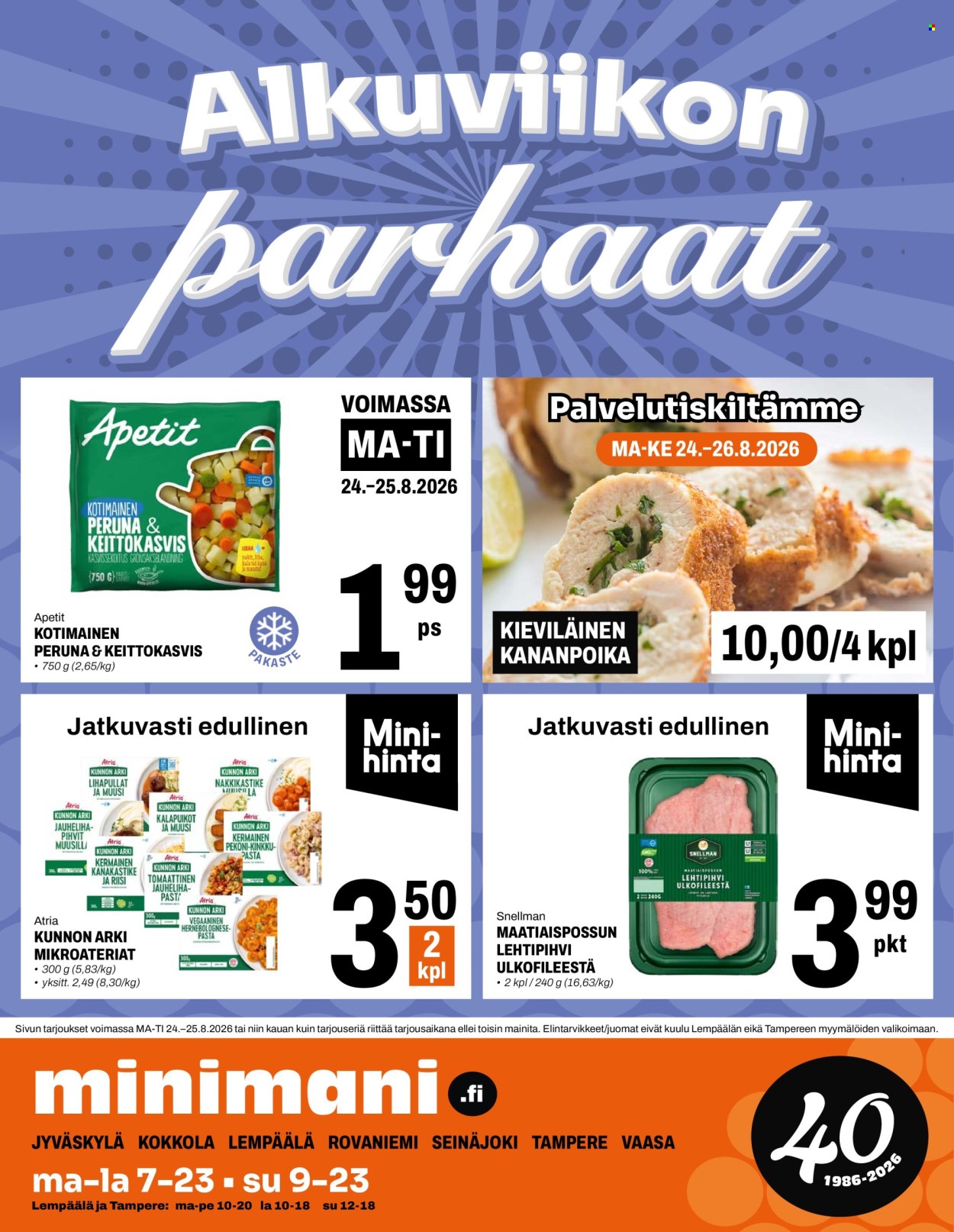 Minimani tarjoukset - 19.08.2026 - 23.08.2026. Sivu 12