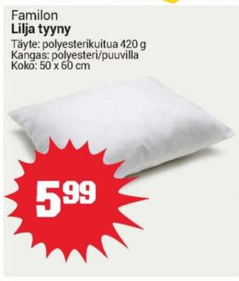 Familon Lilja tyyny