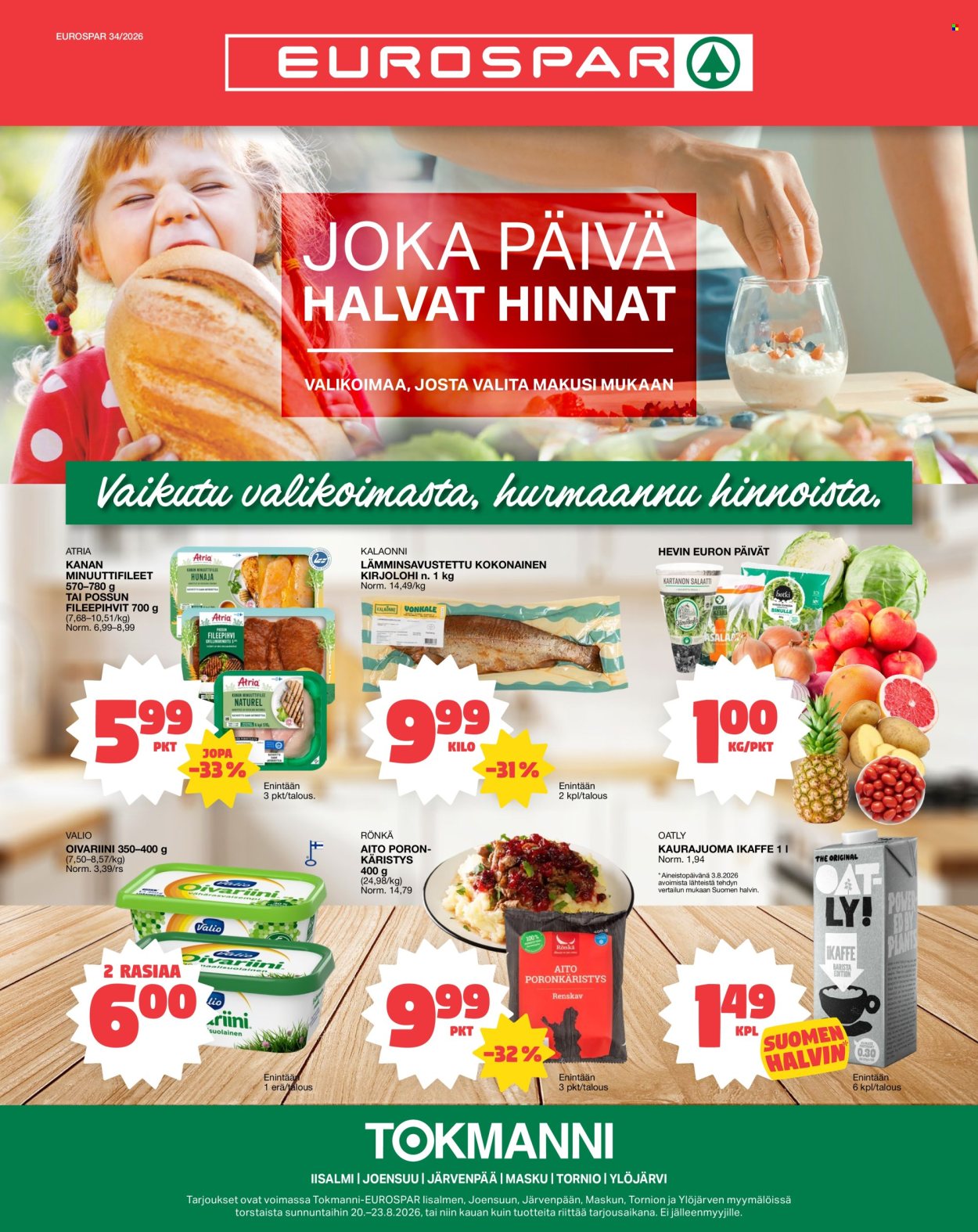 Tokmanni tarjoukset - 20.08.2026 - 23.08.2026. Sivu 1