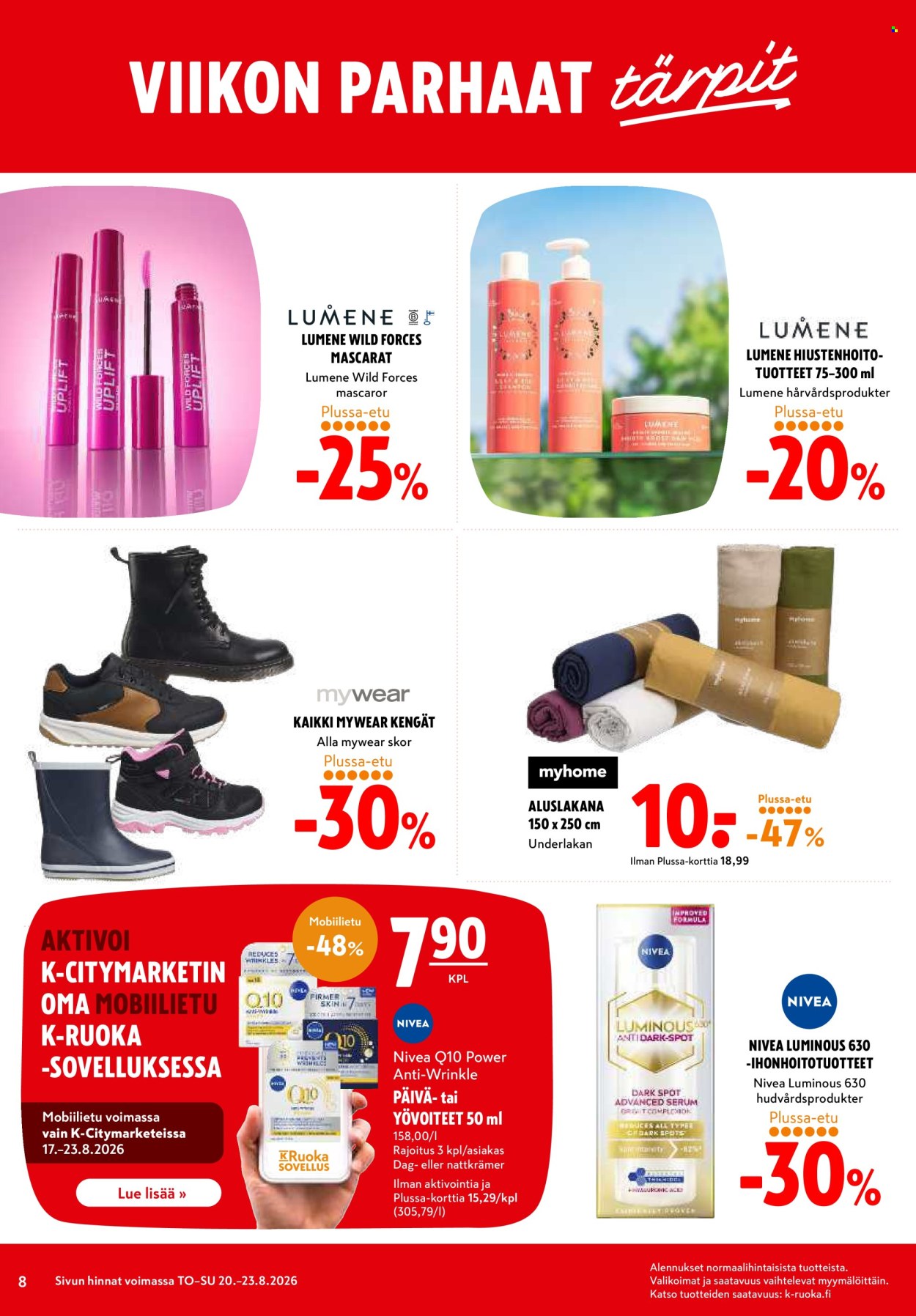 K-citymarket tarjoukset - 20.08.2026 - 23.08.2026. Sivu 8