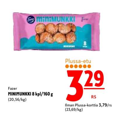 FAZER MINIMUNKKI 8 kpl/160 g