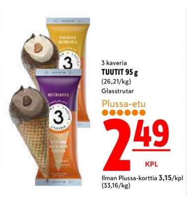 3 Kaveria TUUTIT 95 g