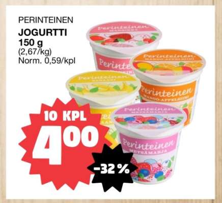 Perinteinen jogurtti