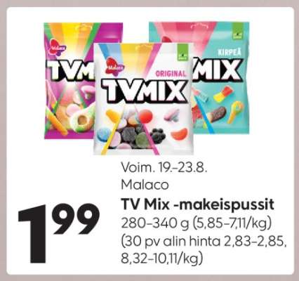 TV MIX MAKEISPUSSIT