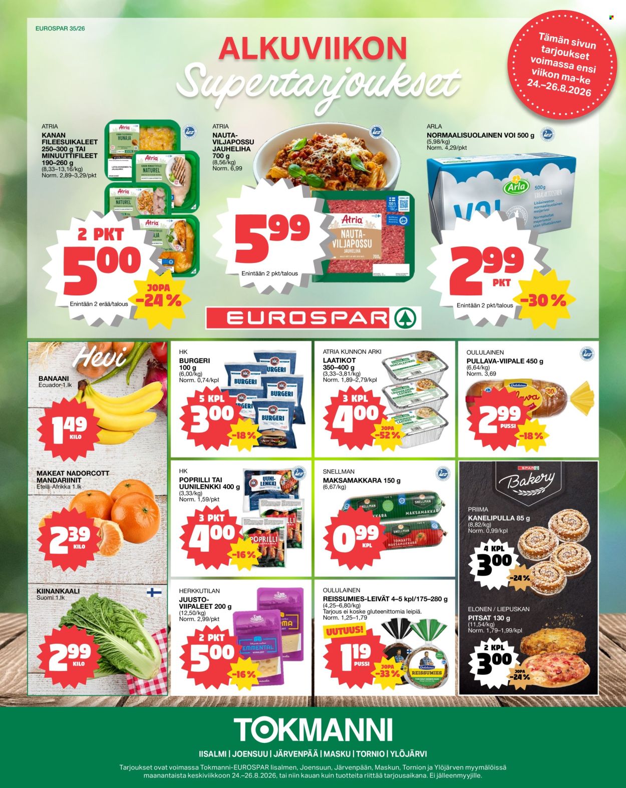 Tokmanni tarjoukset - 24.08.2026 - 26.08.2026. Sivu 1