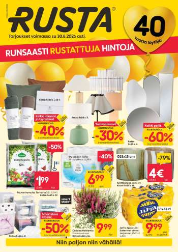 thumbnail - Rusta tarjoukset