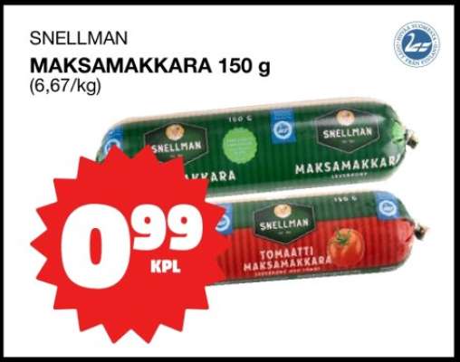 SNELLMAN MAKSAMAKKARA