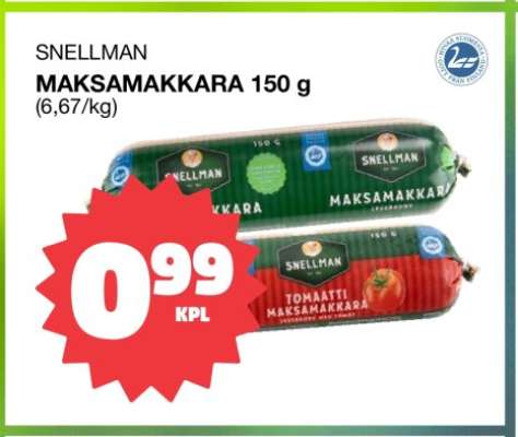 SNELLMAN MAKSAMAKKARA