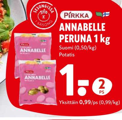 PIRKKA ANNABELLE PERUNA 1 kg