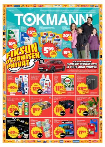 Tokmanni tarjoukset  - 24.08.2026 - 30.08.2026.