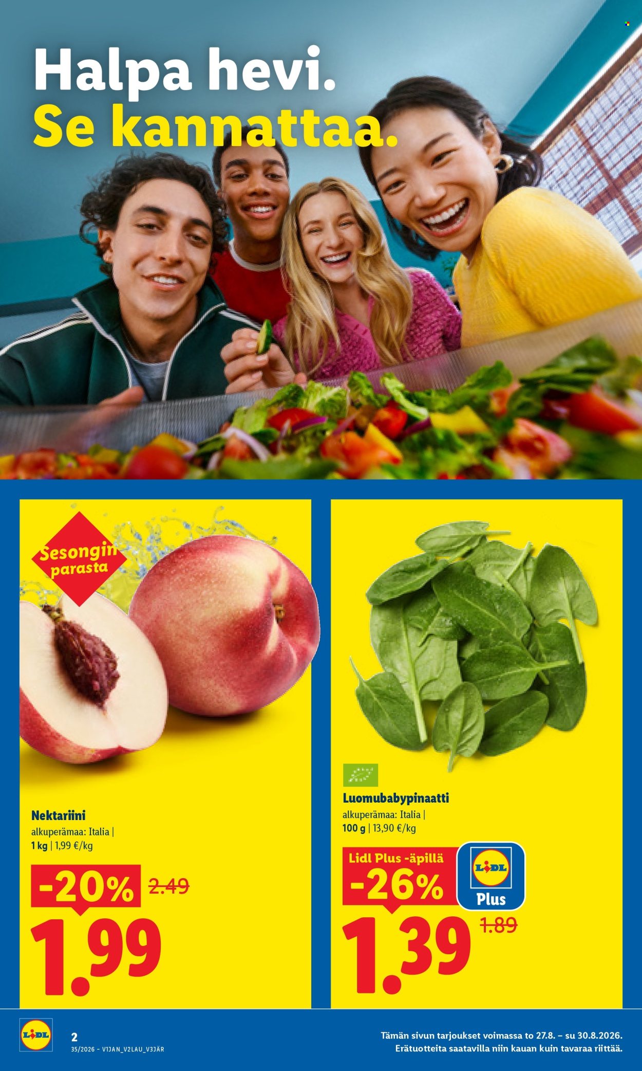 Lidl tarjoukset - 27.08.2026 - 30.08.2026. Sivu 2