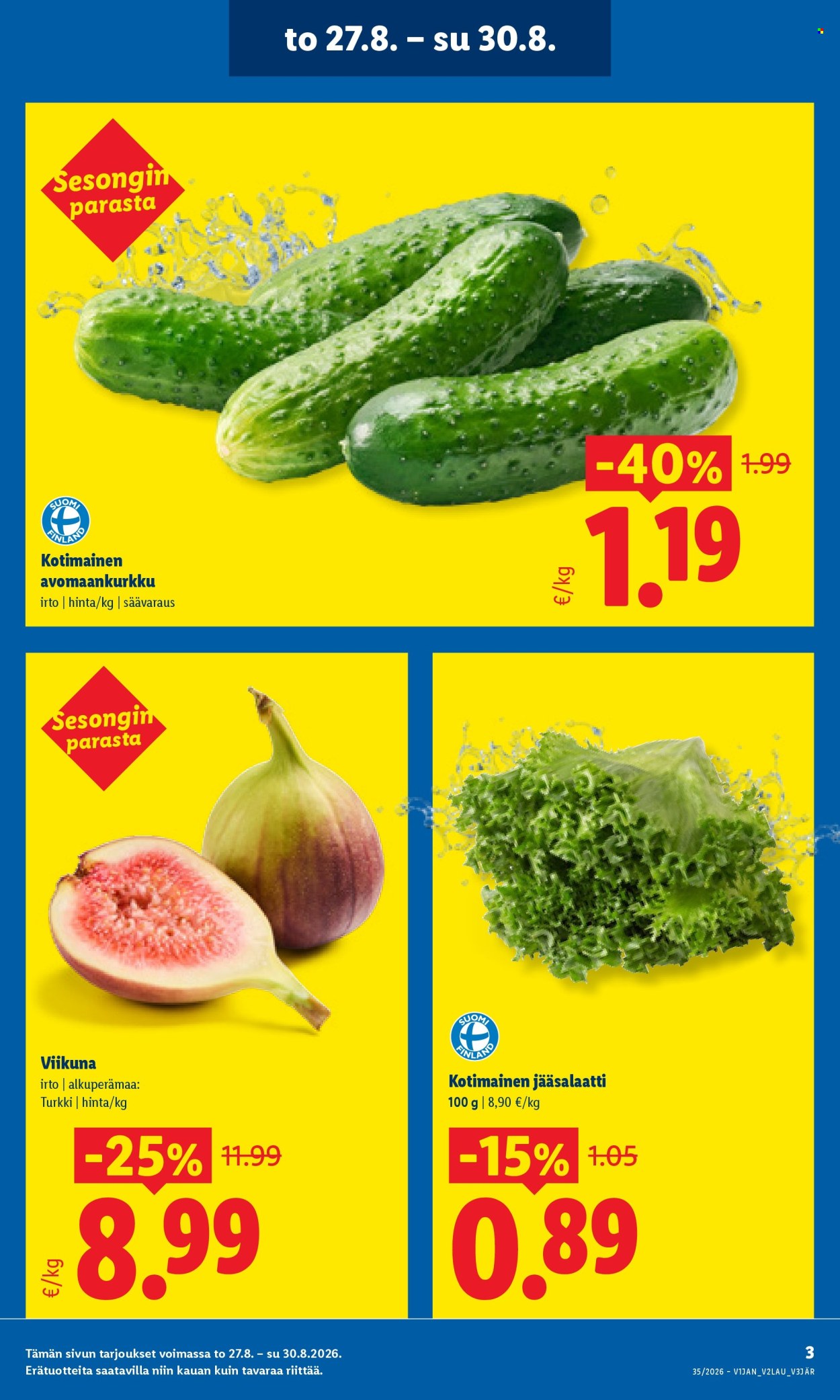 Lidl tarjoukset - 27.08.2026 - 30.08.2026. Sivu 3