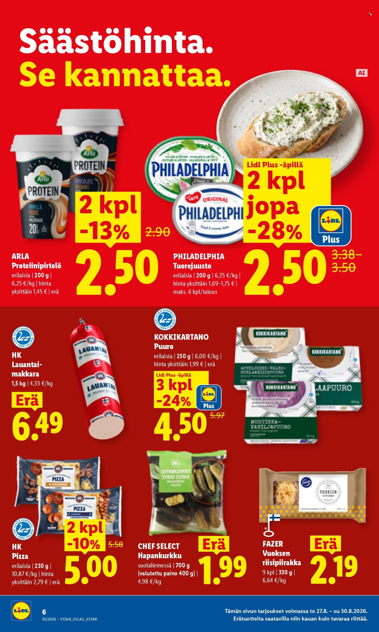Lidl tarjoukset - 27.08.2026 - 30.08.2026. Sivu 6
