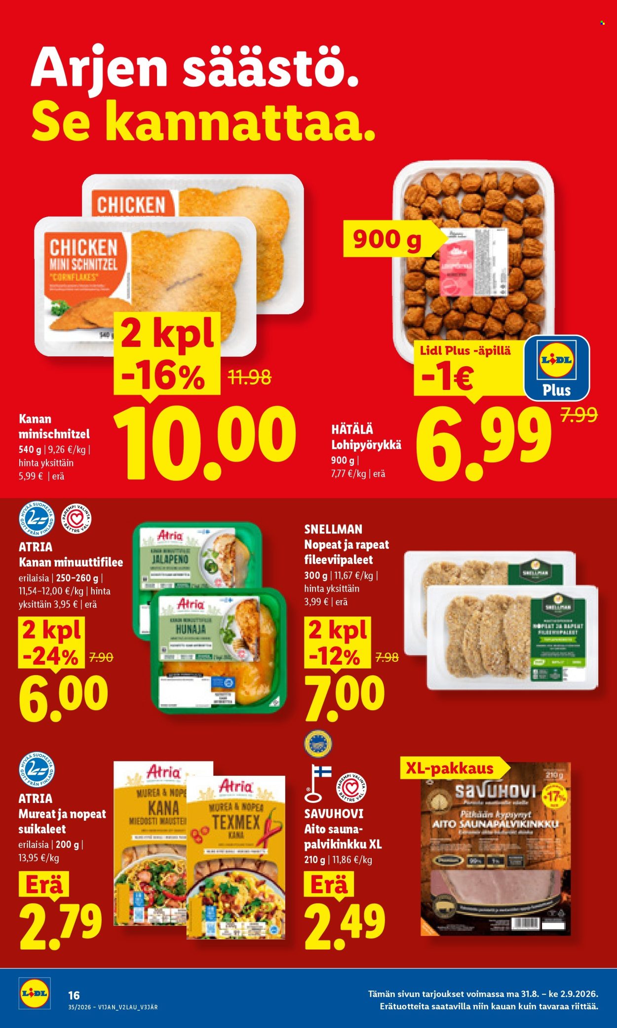 Lidl tarjoukset - 31.08.2026 - 02.09.2026. Sivu 4