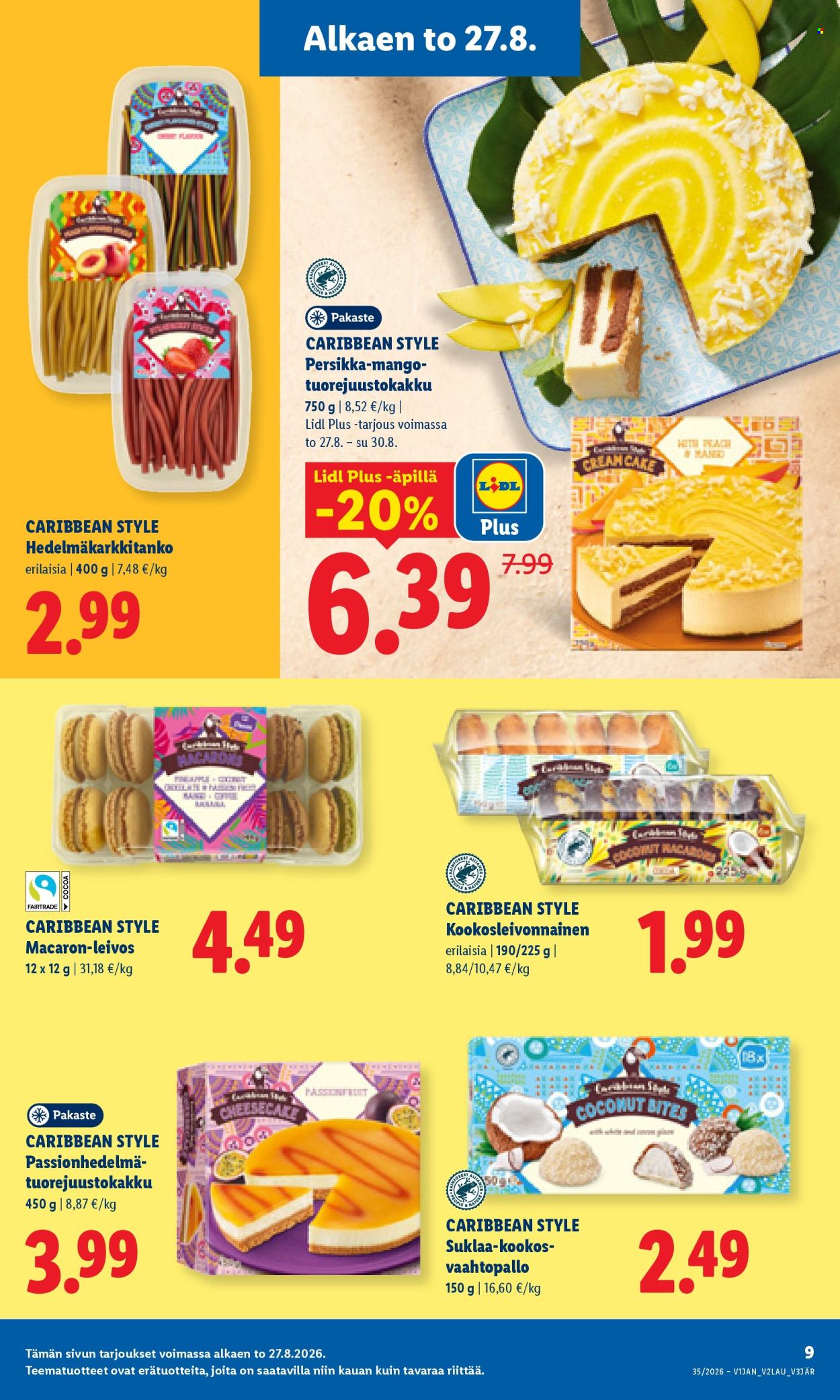 Lidl tarjoukset - 27.08.2026 - 30.08.2026. Sivu 9