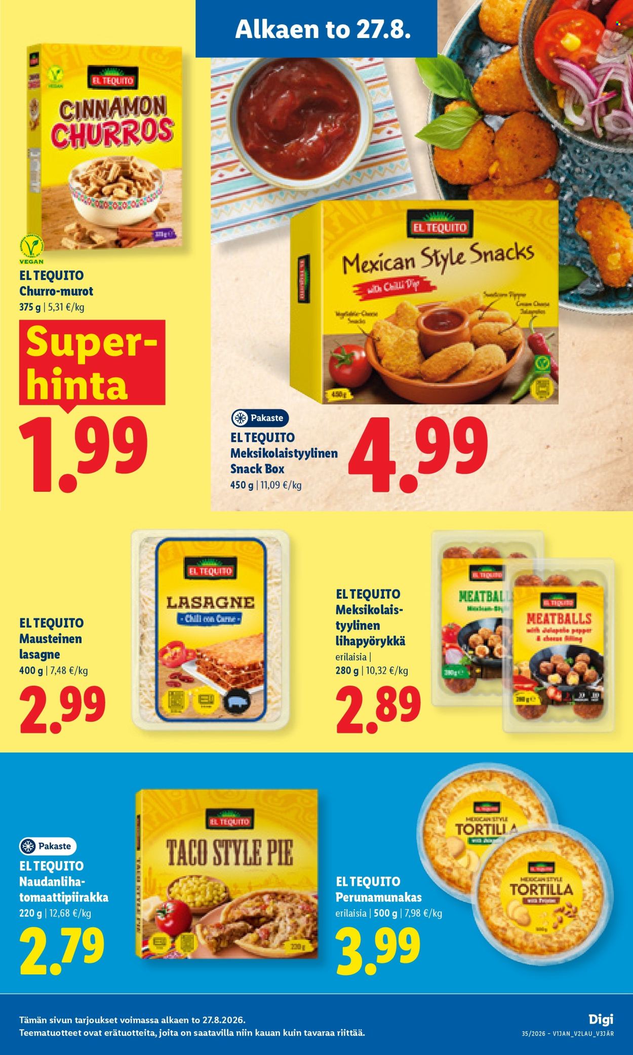 Lidl tarjoukset - 27.08.2026 - 30.08.2026. Sivu 11