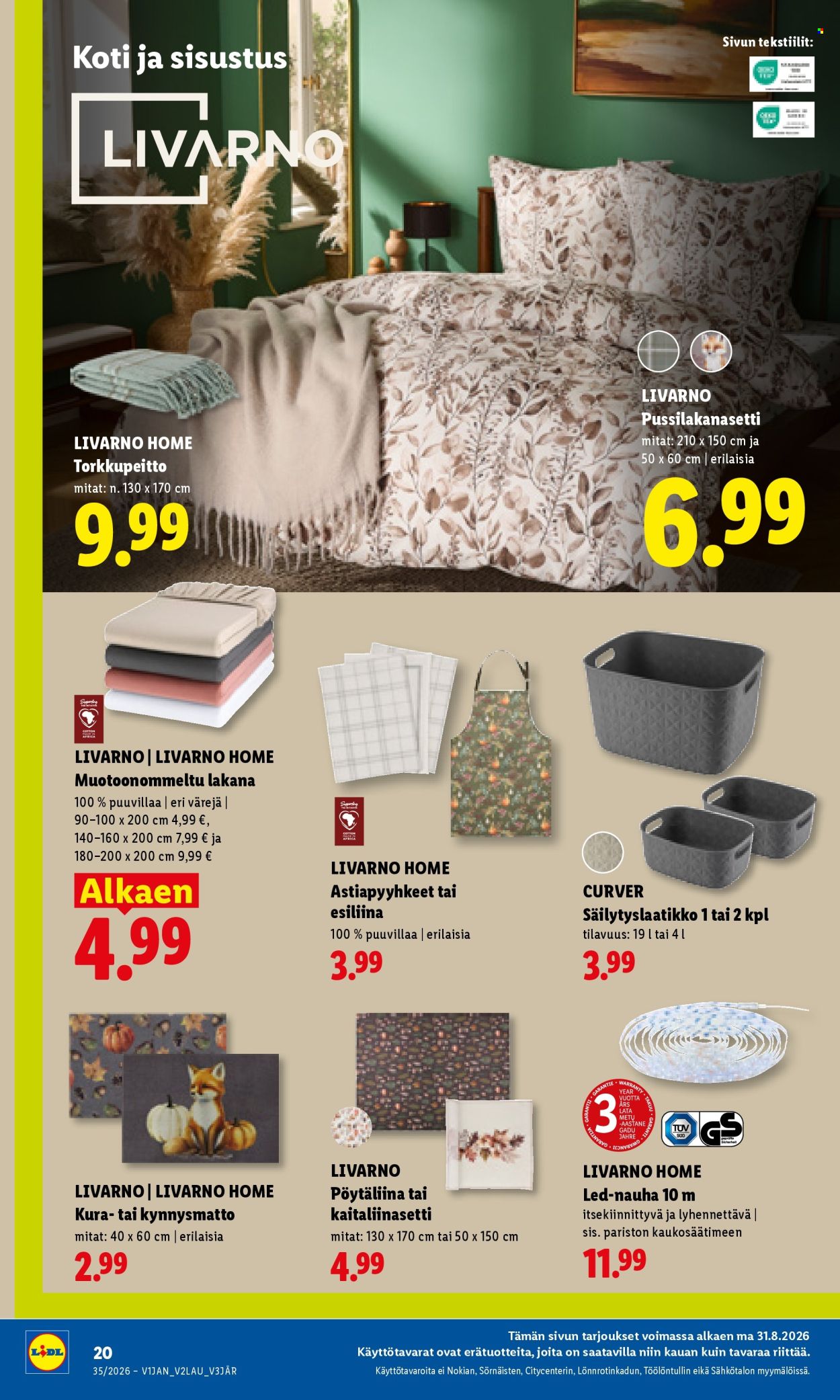 Lidl tarjoukset - 31.08.2026 - 02.09.2026. Sivu 8
