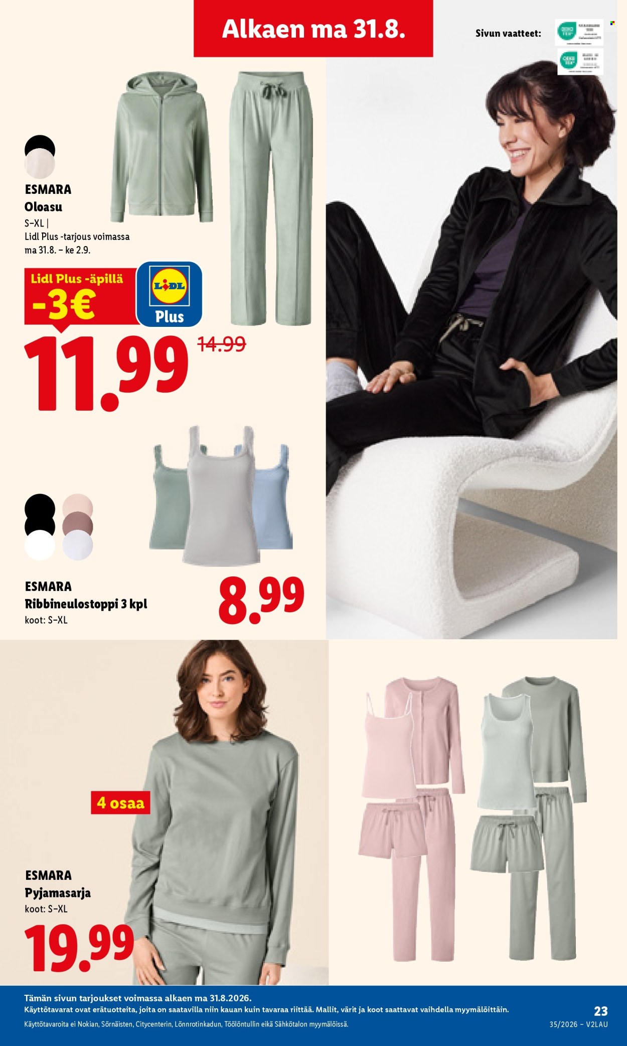 Lidl tarjoukset - 31.08.2026 - 02.09.2026. Sivu 11