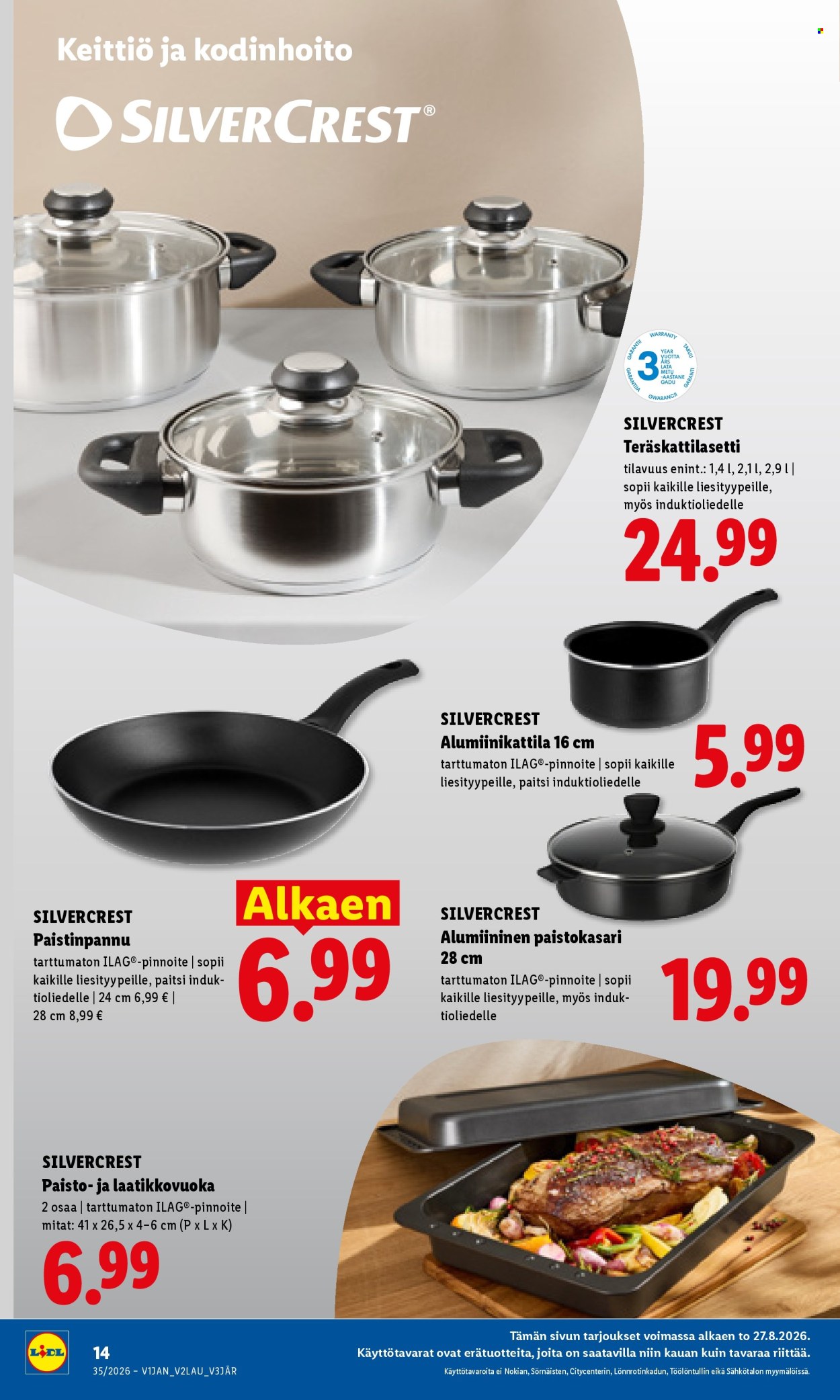 Lidl tarjoukset - 27.08.2026 - 30.08.2026. Sivu 18