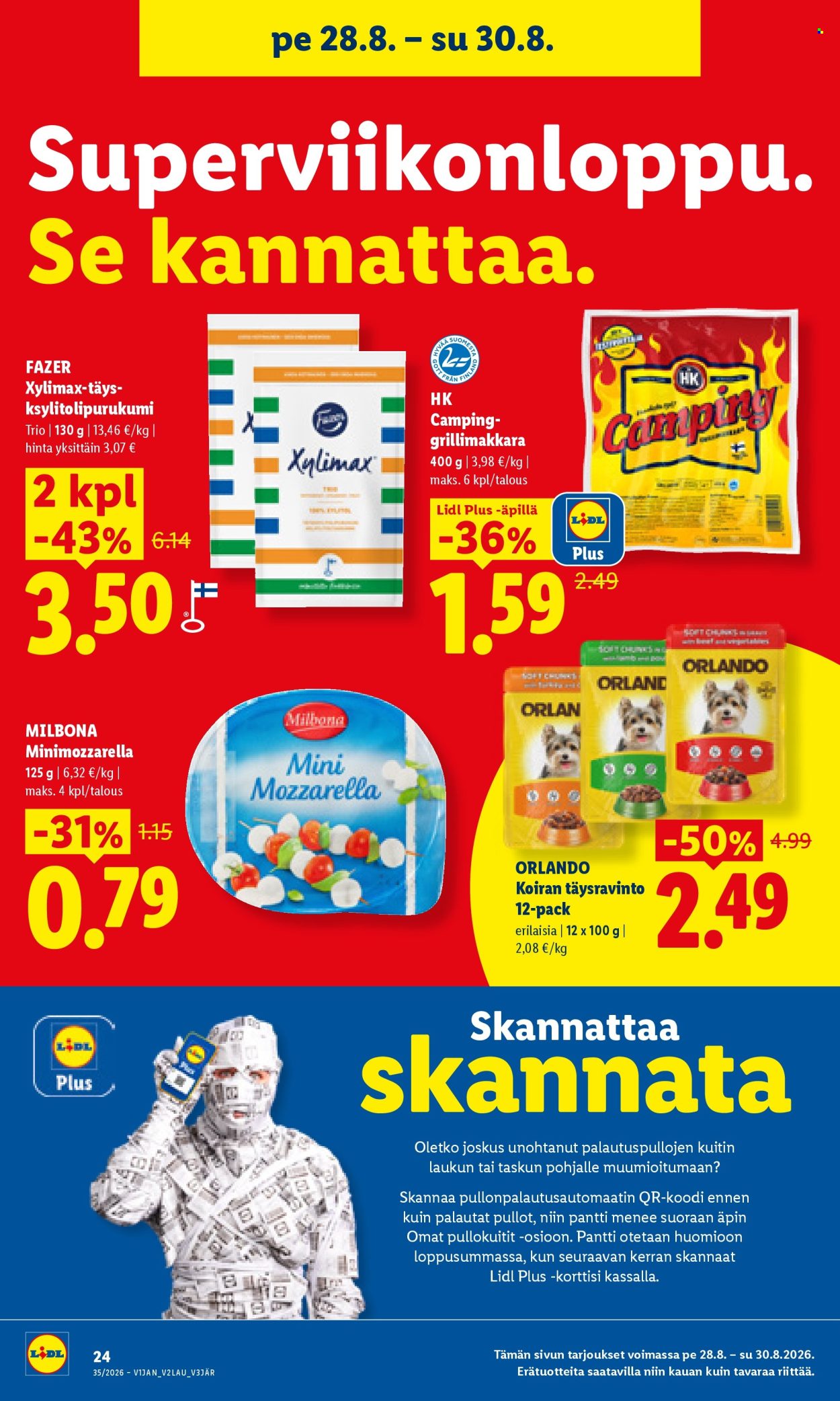 Lidl tarjoukset - 27.08.2026 - 30.08.2026. Sivu 22