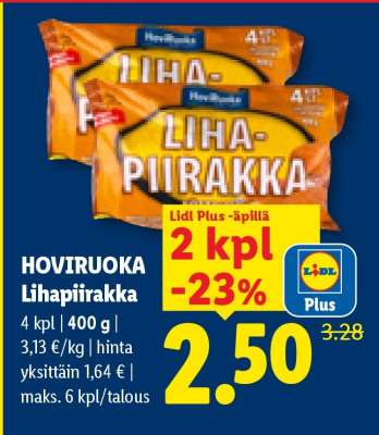 HOVIRUOKA Lihapiirakka