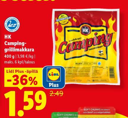 HK Camping-grillimakkara