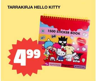 TARRAKIRJA HELLO KITTY