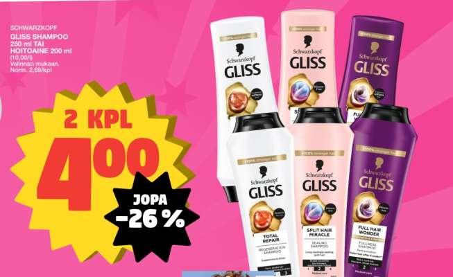 SCHWARZKOPF GLISS SHAMPOO